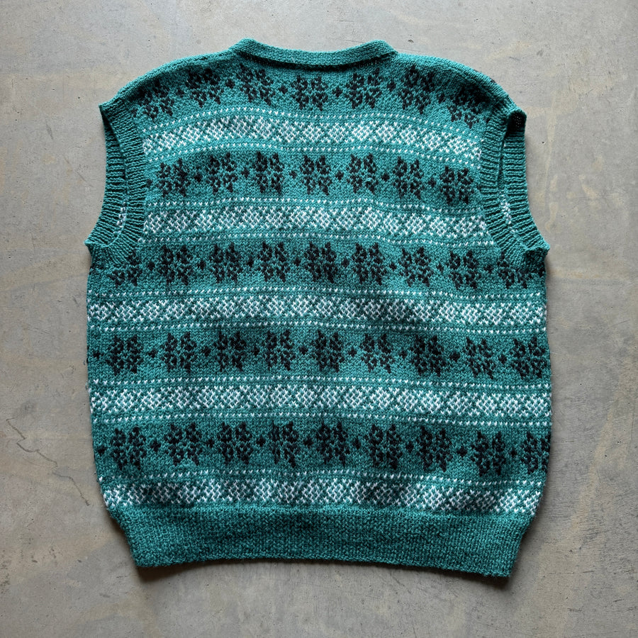 Vintage Knit Cardigan Vest
