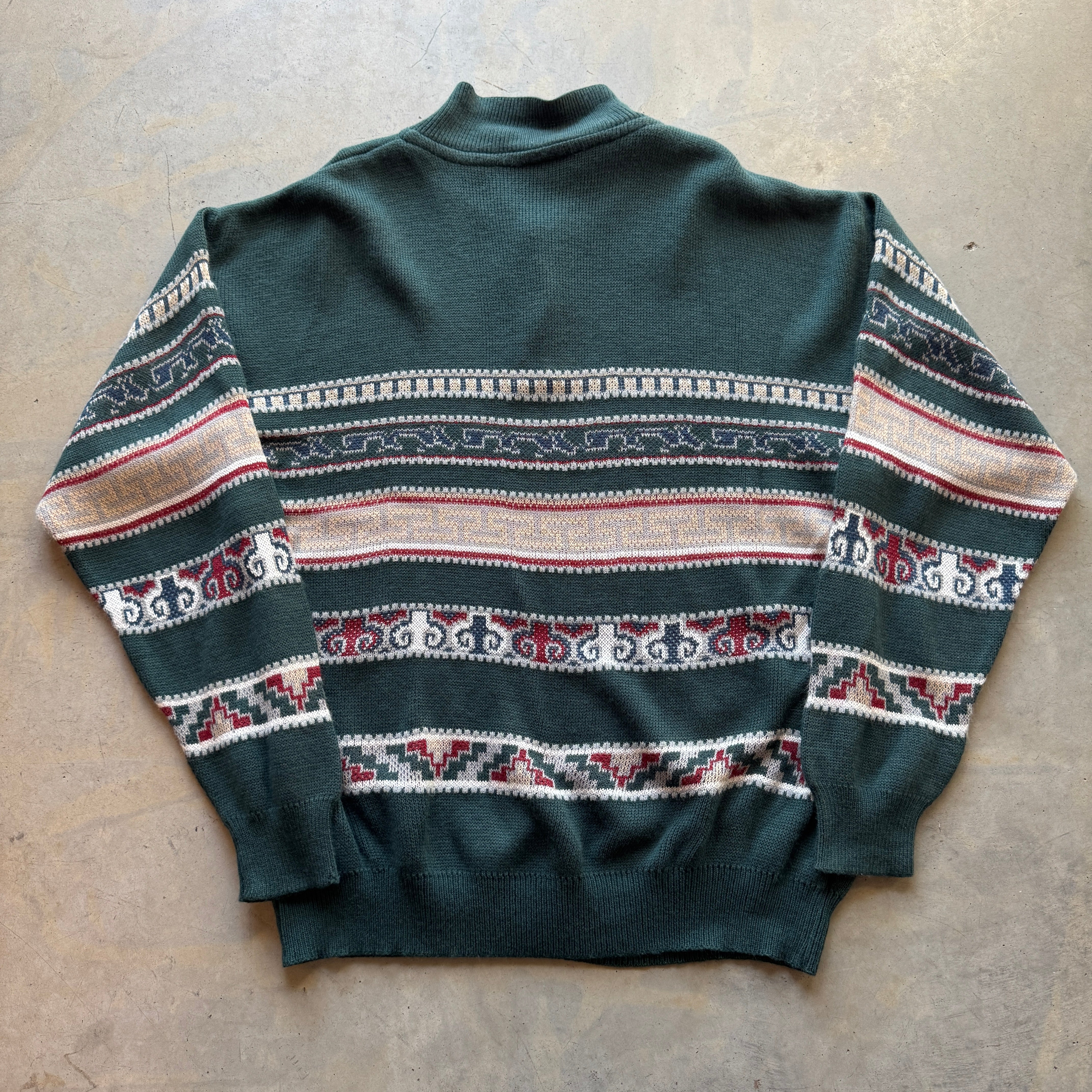 Vintage Knit Polo Sweater