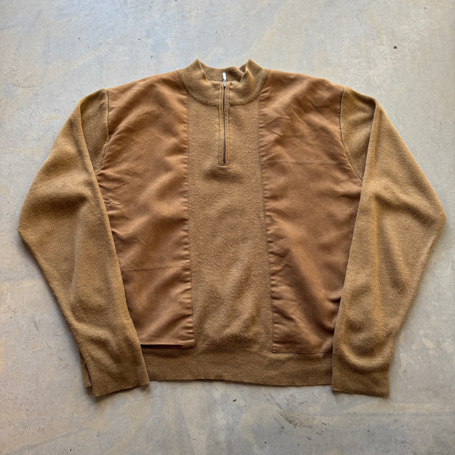 Vintage Cigliano 1/4 Zip knit Sweater
