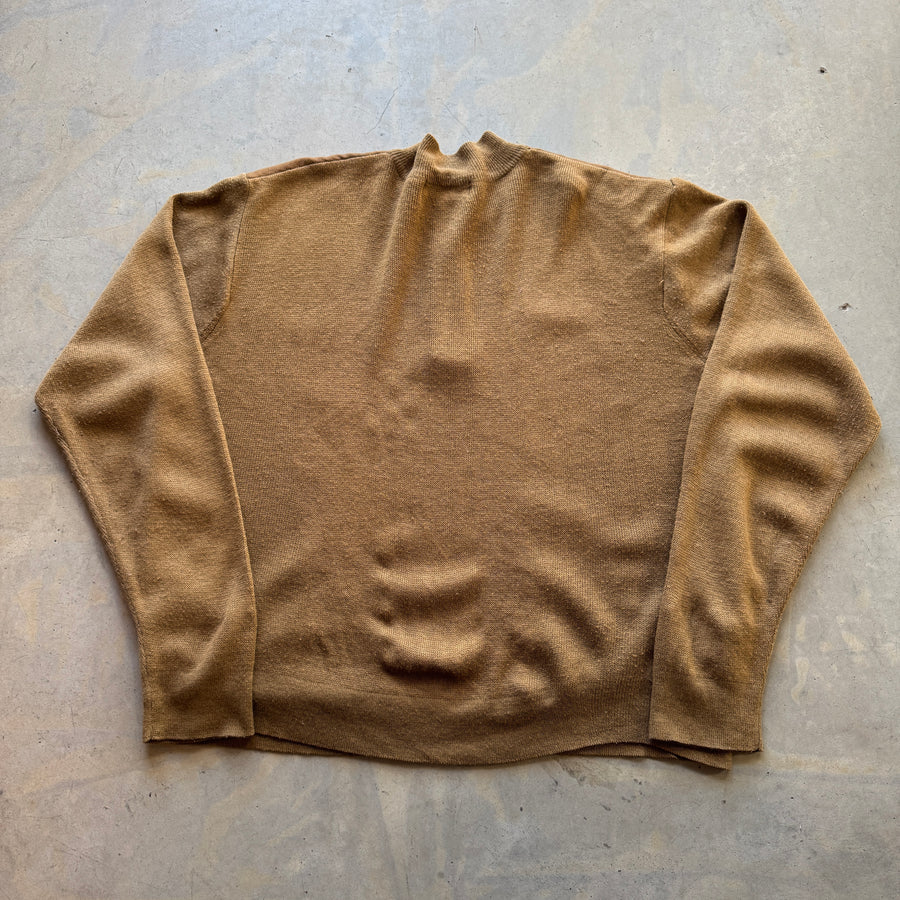 Vintage Cigliano 1/4 Zip knit Sweater