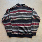 Vintage Hyde Park Knit Polo Sweater