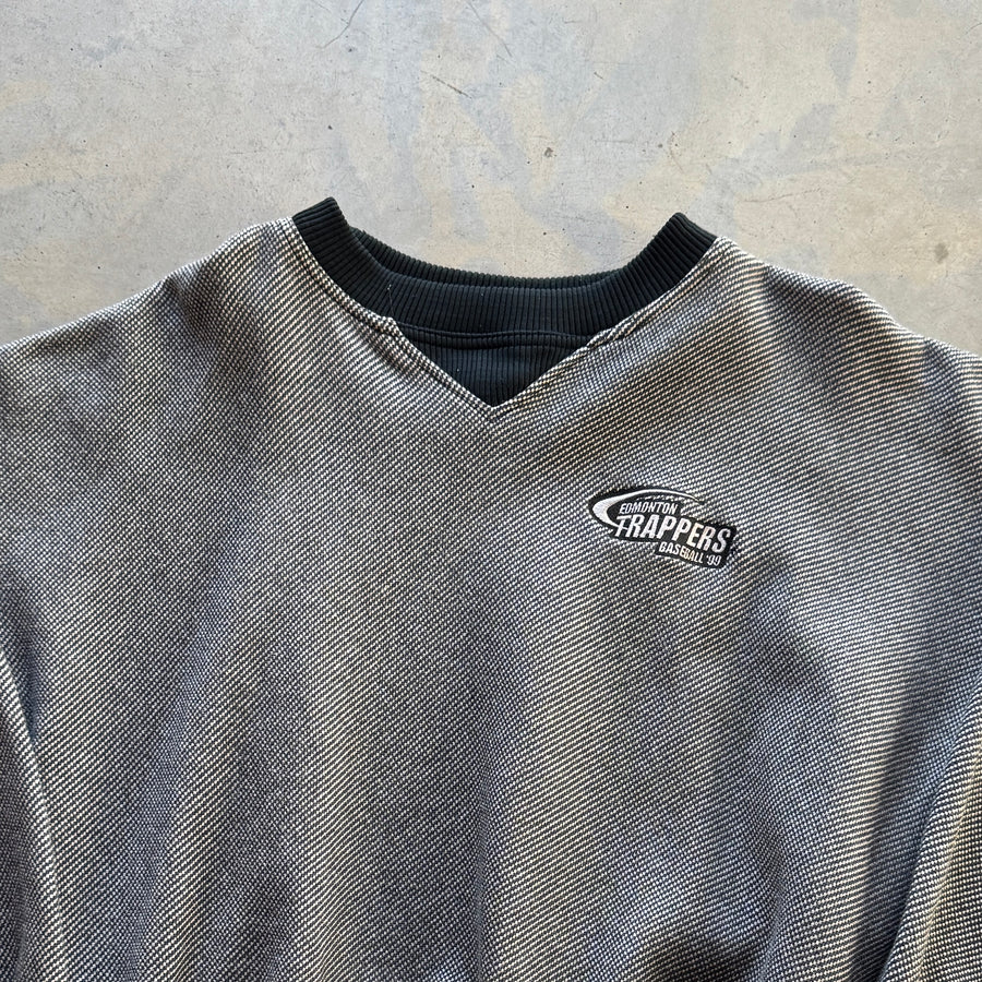 Vintage Edmonton Trappers Thermal Knit Sweater