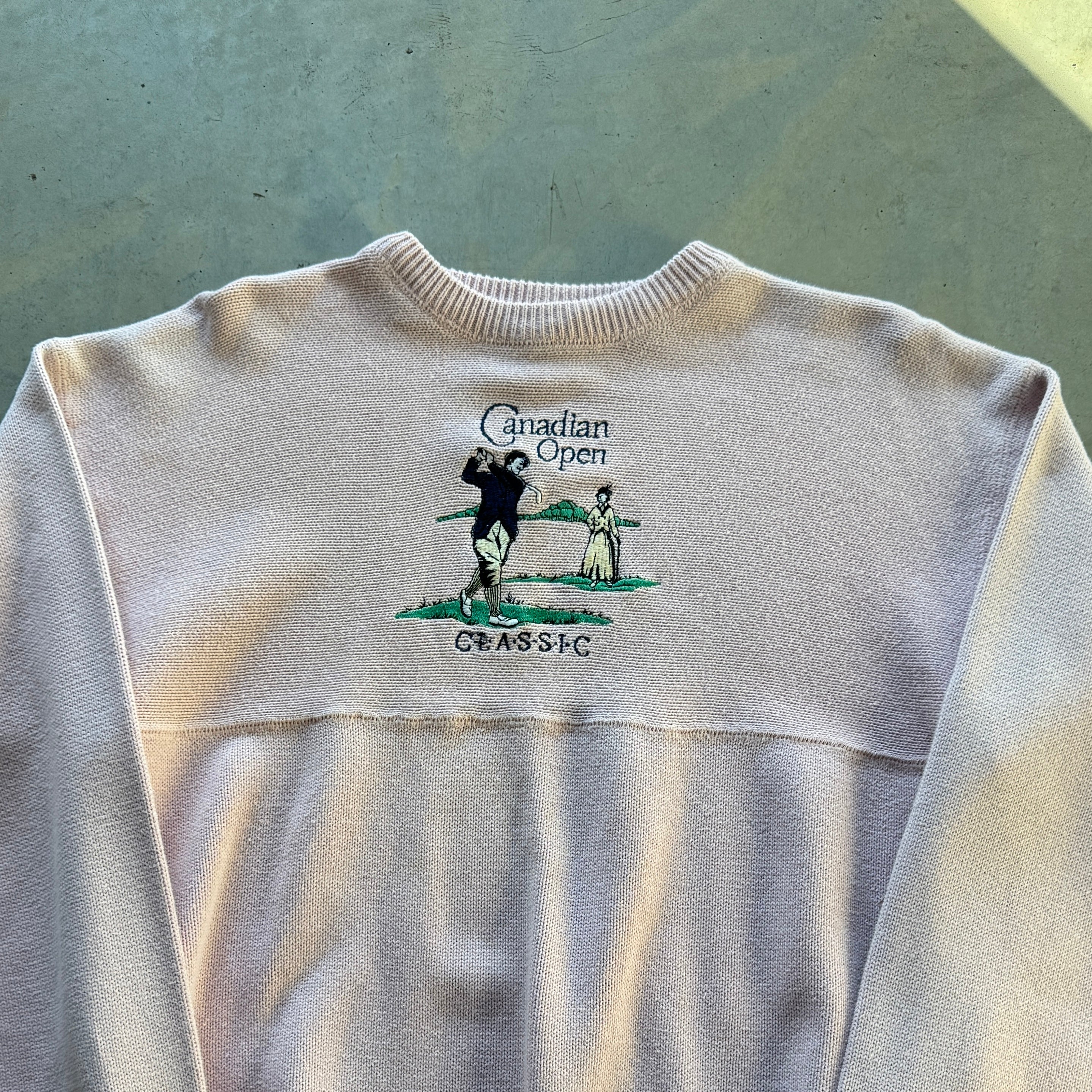 Vintage Golf Canadian Open Knit Sweater