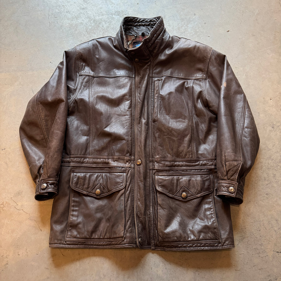 Vintage Club House Leather Jacket