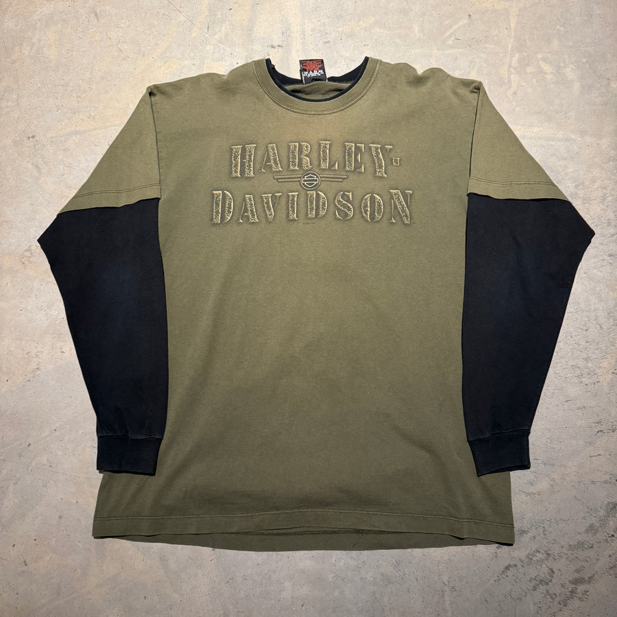 Vintage Harley Davidson "Alberta" Long Sleeve Tee