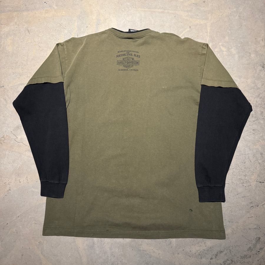 Vintage Harley Davidson "Alberta" Long Sleeve Tee