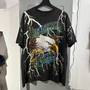Vintage 1993 Vintage Philadelphia Eagles Lightning AOP T-Shirt