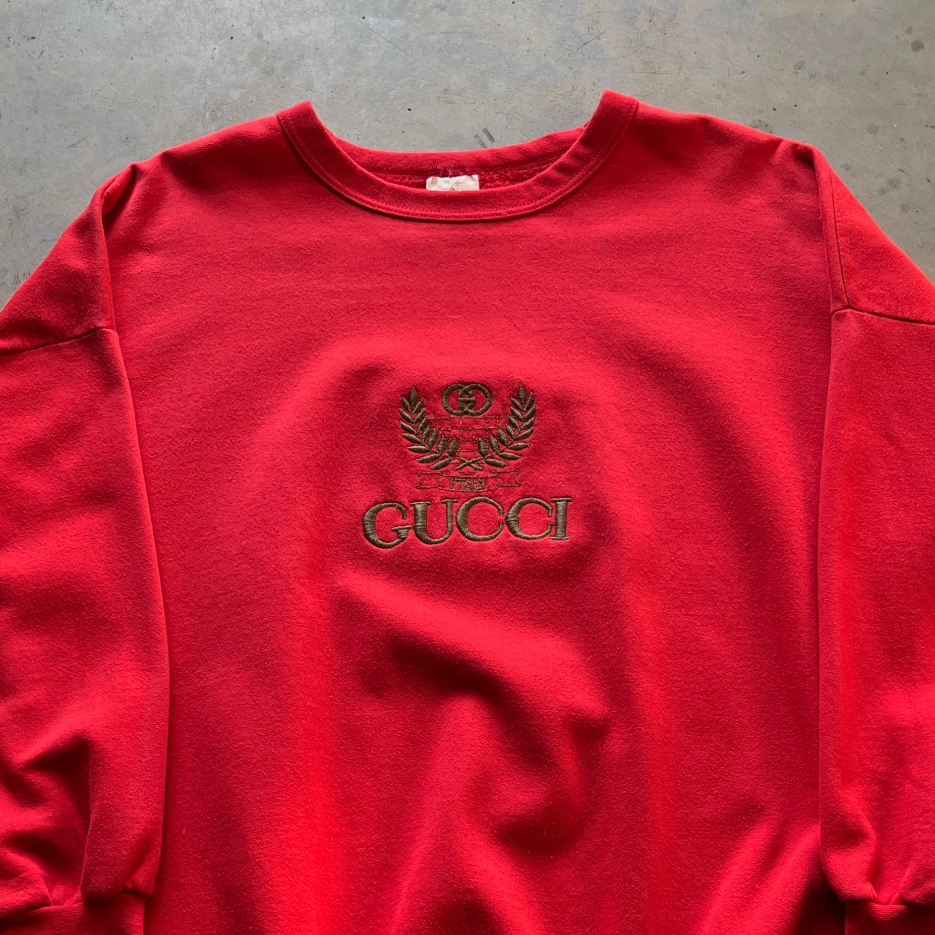 Vintage 90s Bootleg Gucci Crewneck