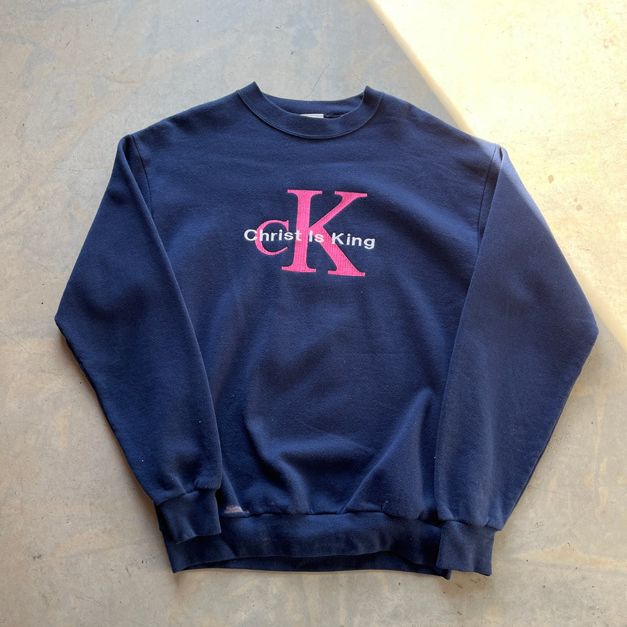 Vintage CK "Christ Is King" Crewneck